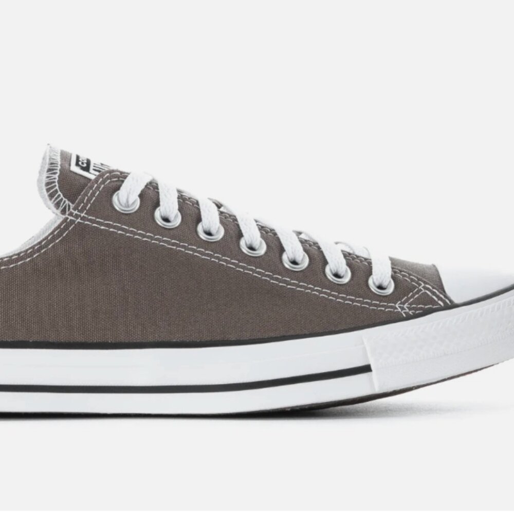 NEW! Converse Chuck Taylor women's 6.5 All star Sneakers Charcoal Gray Grey - Picture 2 of 5